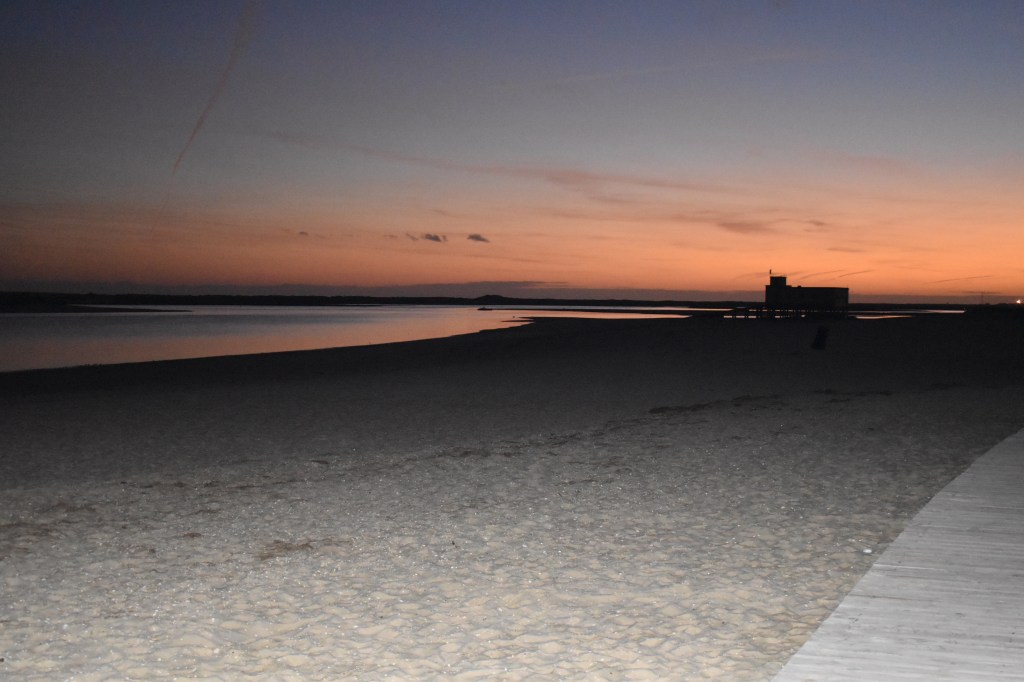 A visit to the beach was at the top of the priority list upon arrival in Fuzeta, Portugal – especially for the&nbsp;sunset.